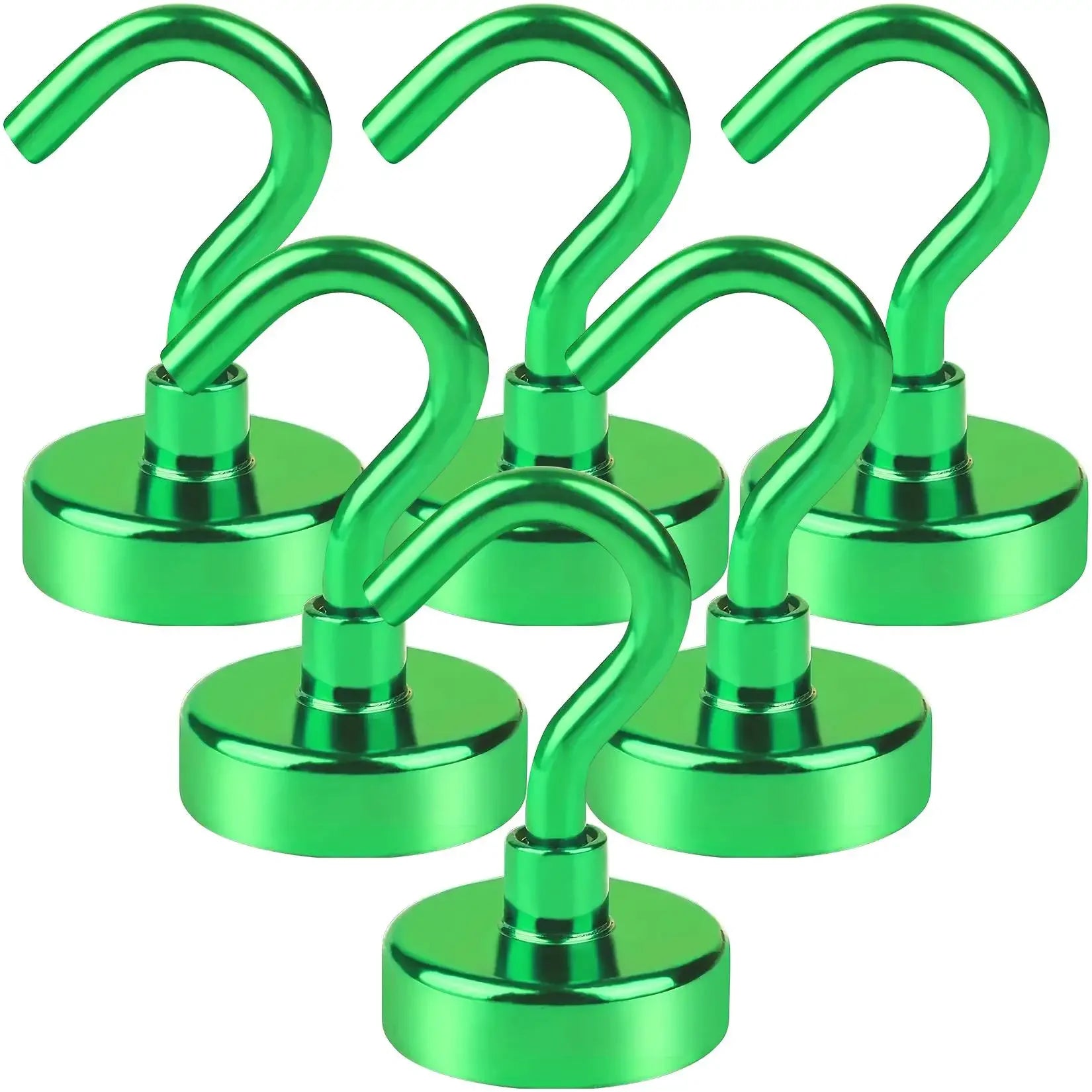 6pcs Magnetic Hooks, 25Lbs Strong Heavy Duty Cruise Magnet S-Hooks for Hanging, Cabins, Grill, Kitchen, Garage, Workplace and Of