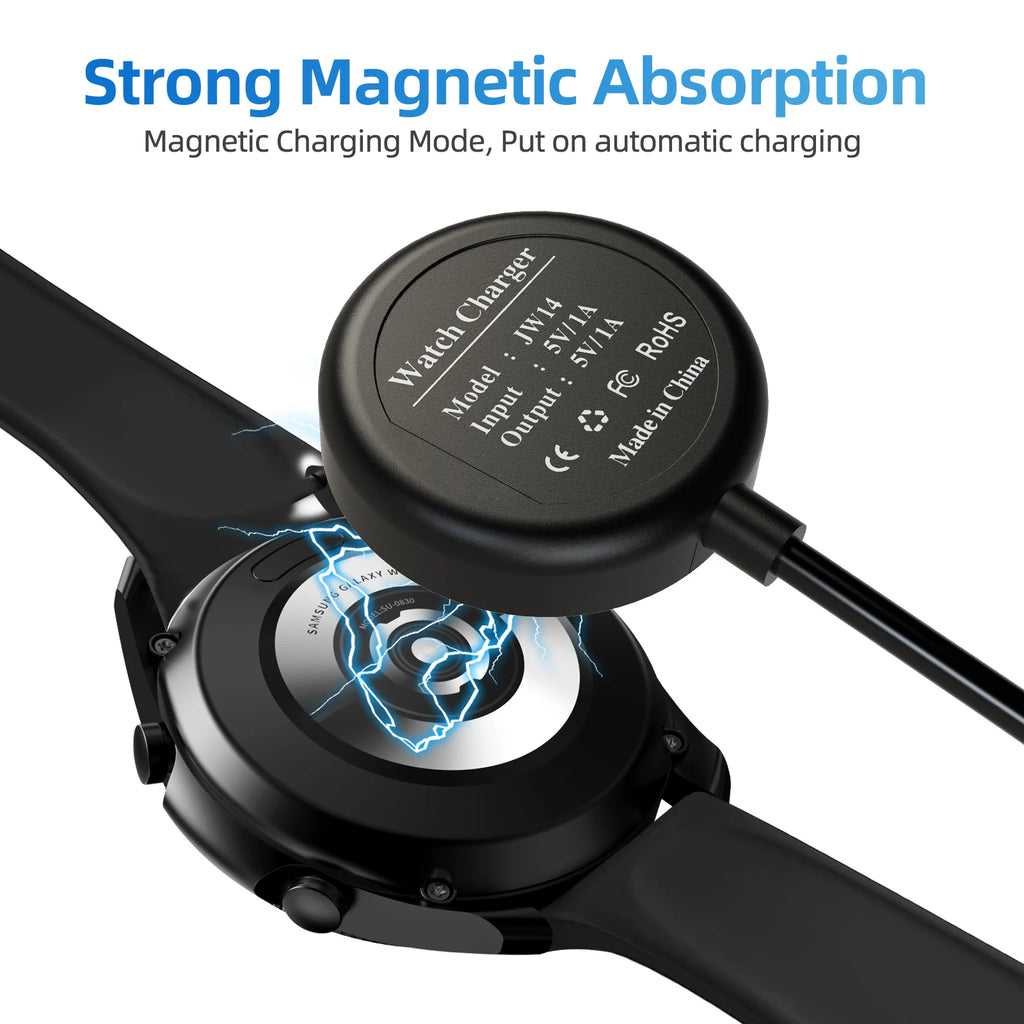 For Samsung Galaxy Watch 7/6/6 Classic/5/5 Pro Charger USB-C Charger Smart Watch Charger Replacement Charger