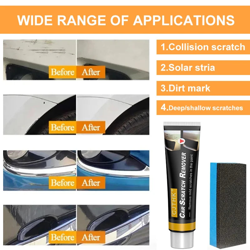 Car Scratch Remover Paint Care Auto Remover Scratches Repair Polishing Auto Body Grinding Compound Anti Scratch Wax Care Set R1