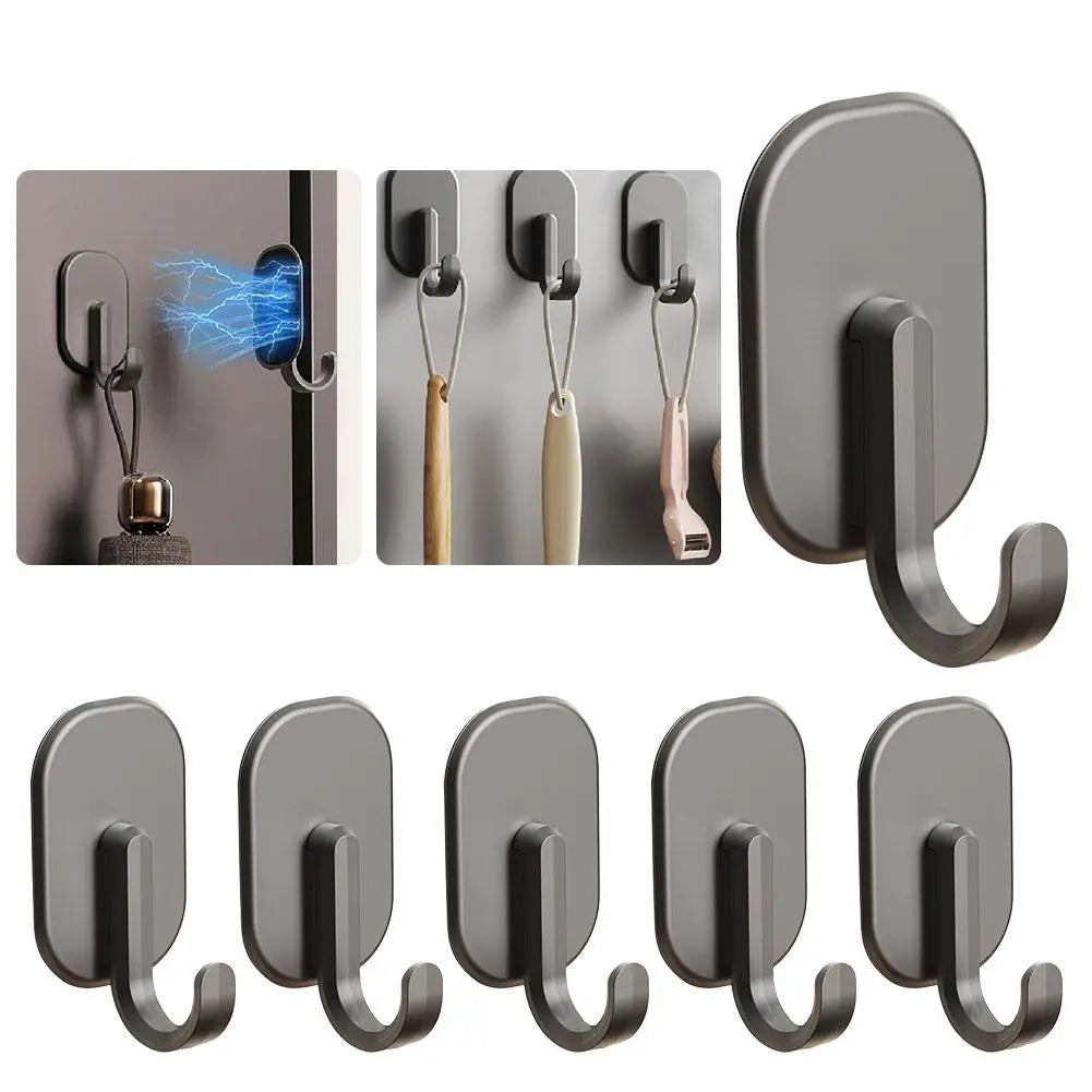 1/3/5PCS Heavy Duty Magnetic Hook For Kitchen Bathroom Refrigerator Magnets Hooks Key Towel Storage Holder Wall Mount Hangers