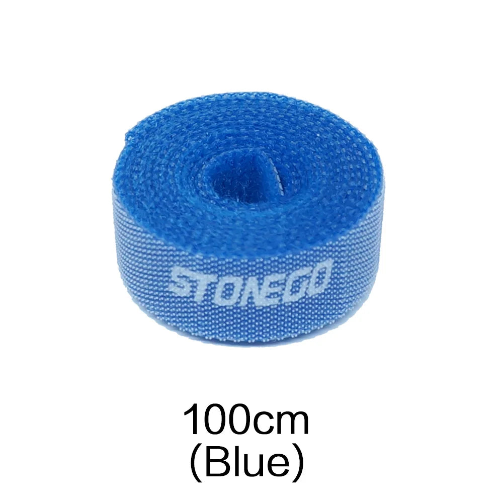 STONEGO Tearable USB Cable Winder Cable Organizer Ties Mouse Wire Earphone Holder HDMI Cord Free Cut Management Phone Hoop Tape