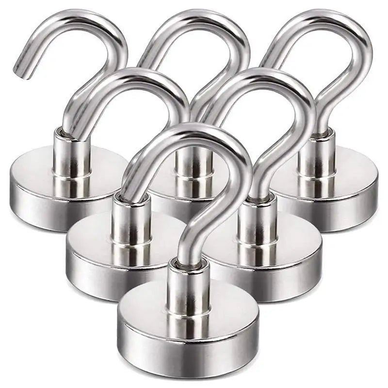 29lb Heavy Duty Magnetic Hook, S-Shaped Multi-Surface Hanger for Kitchen, Refrigerator, Garage & Workplace