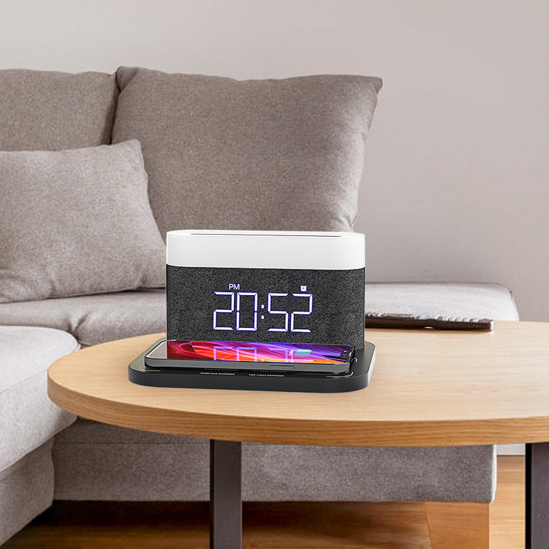 Wireless Charging LED Time Screen 15W Fast Charging Night Light