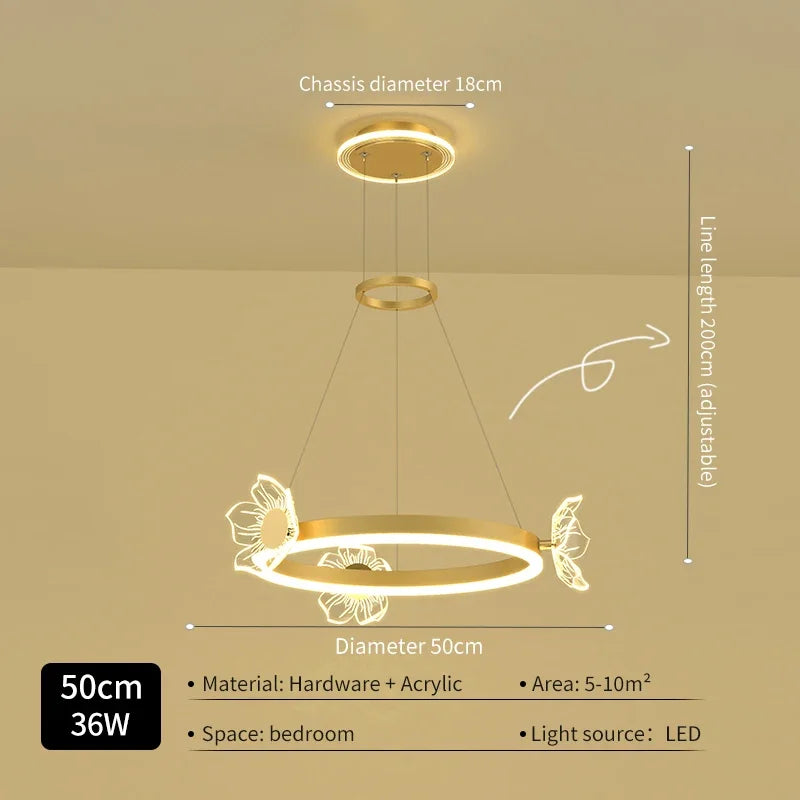 New Modern LED Chandelier Lighting For Living Kid's Room Butterfly Light Indoor Lamps Parlor Foyer Lustres Chandeliers Luminaire
