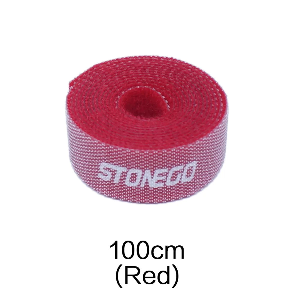 STONEGO Tearable USB Cable Winder Cable Organizer Ties Mouse Wire Earphone Holder HDMI Cord Free Cut Management Phone Hoop Tape