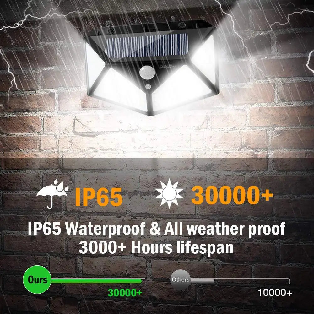 16PCS Solar Lights Outdoor Waterproof Wall Lamp Motion Sensor Solar Powered Sunlight Street Light for Garden Porch Yard Garage